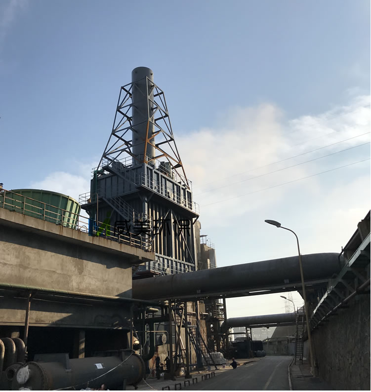 Wet Electrostatic Precipitator for Calcium Chloride Drying Flue Gas Treatment in Yichang, Hubei: Air Inlet and Outlet Arranged in Bottom-in and Top-out Mode