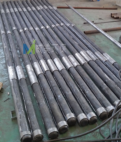 Cathode suspension rod of WESP